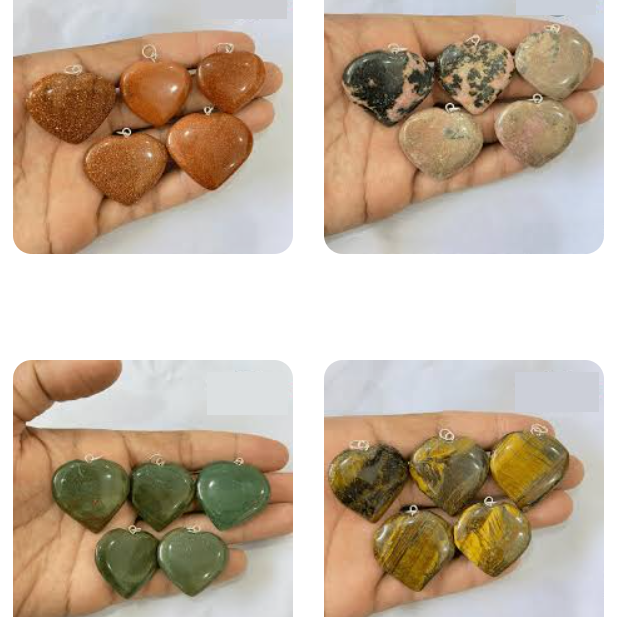 Heart Pendant - SM - 10pc assorted Heart Pendant - SM - 10pc assorted